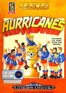 Hurricanes box art for Sega Mega Drive